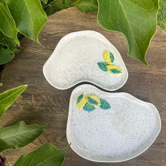 Serviravimo lėkštė "Dvi citrinos"